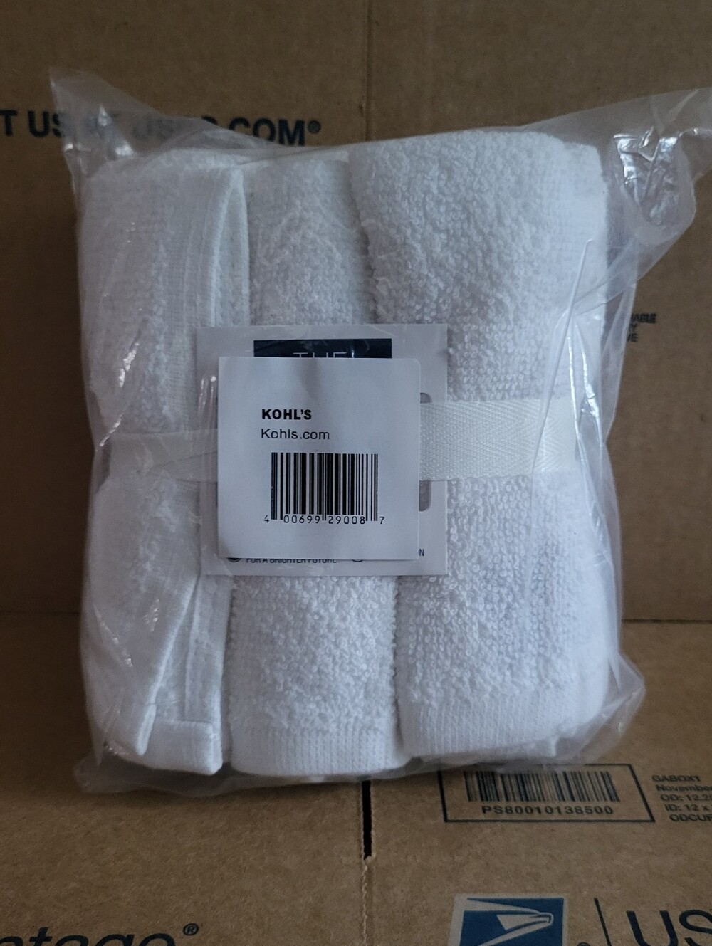 NEW The Big One Solid 6-Pack Washcloths - White